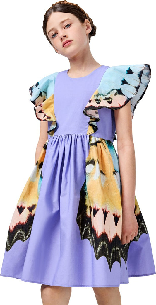 Lilac Butterfly Caty Dress
