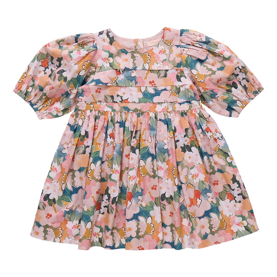 Watercolor Floral Evelyn Dress