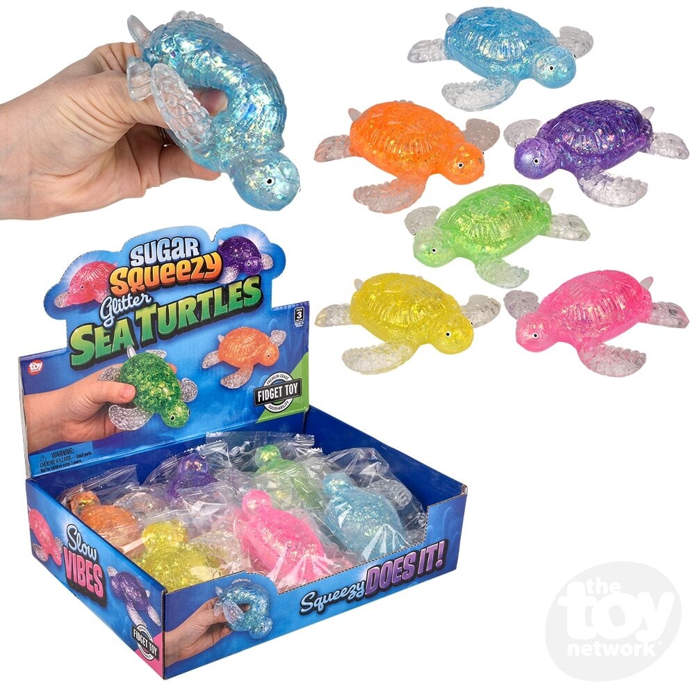 4" Squeezy Sugar Sea Turtle