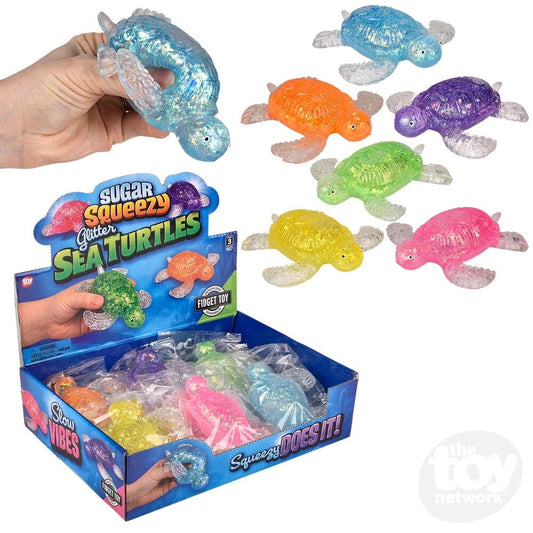 4" Squeezy Sugar Sea Turtle