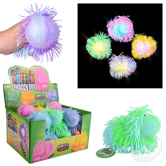 Light-Up Shaggy Dog Puffer