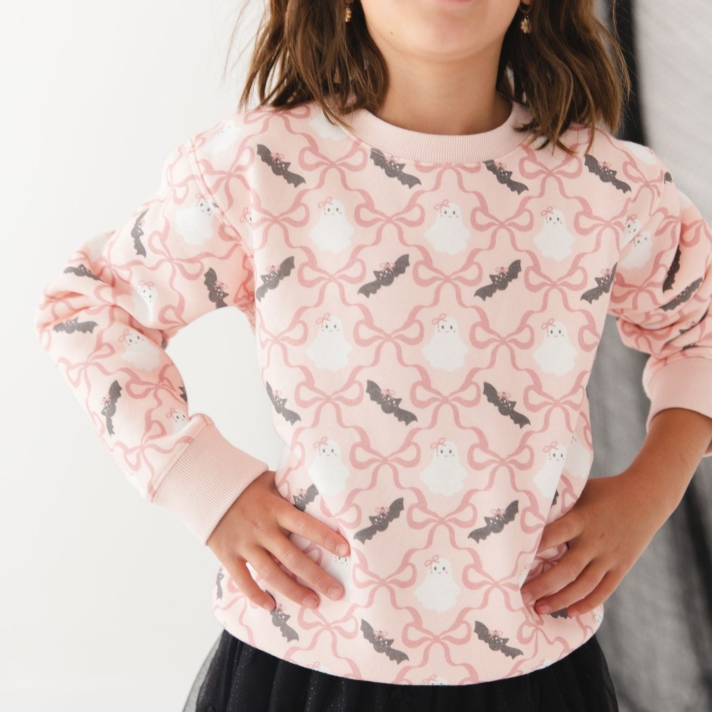 Bat & Ghost Trellis Sweatshirt