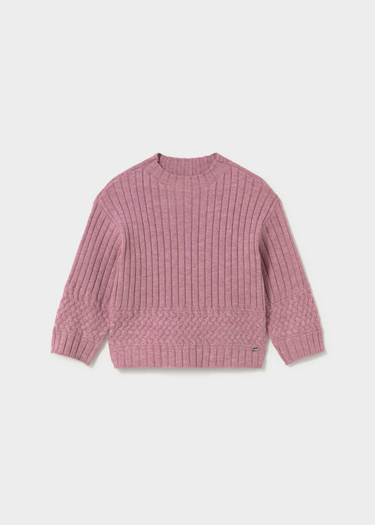 Violet Mix Knit Sweater