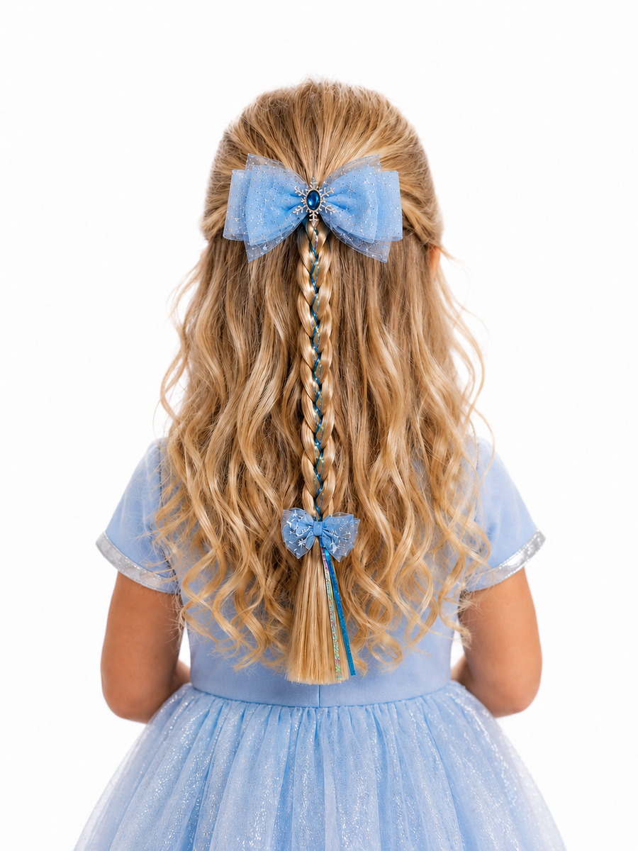 Snowflake Braided Hair Clip