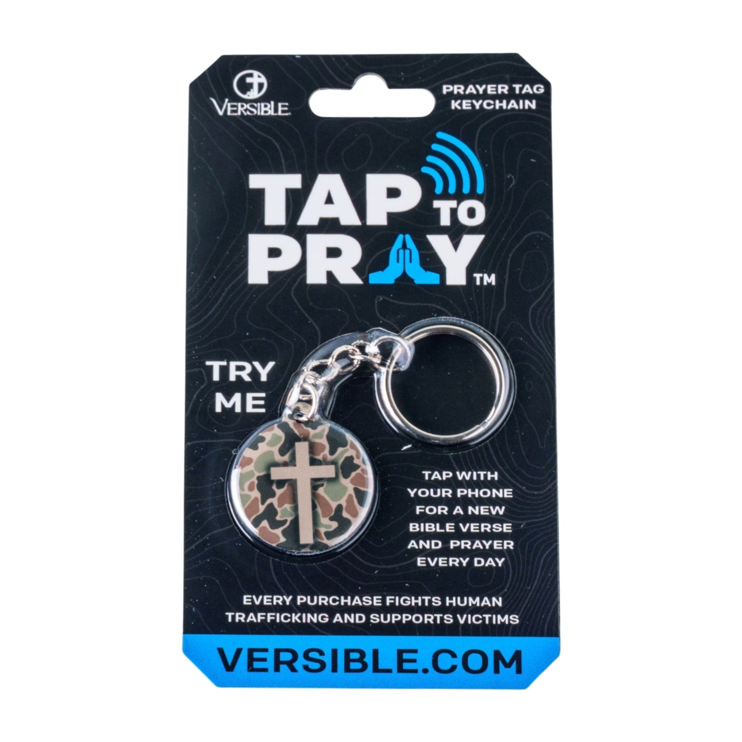 Tap To Pray Acrylic Keychain