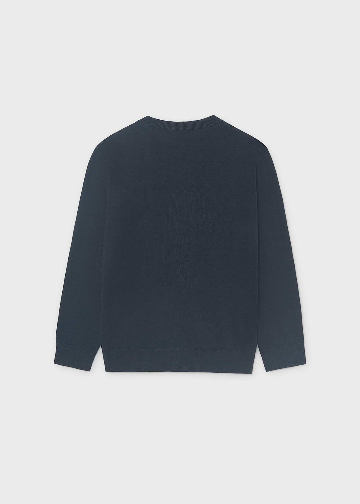 Boys Navy Crewneck Sweater