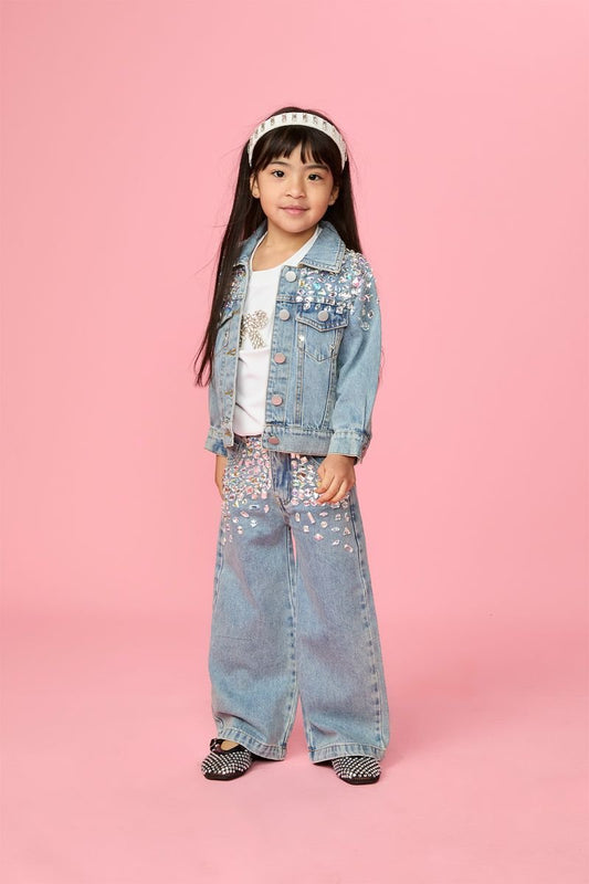 Hazel Gemstone Jean Jacket
