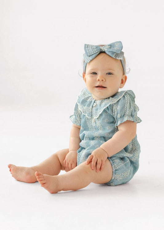 Delicate Blue Romper