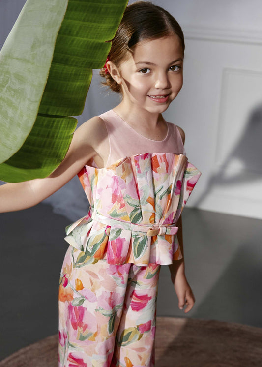 Fuchsia Floral Jumpsuit