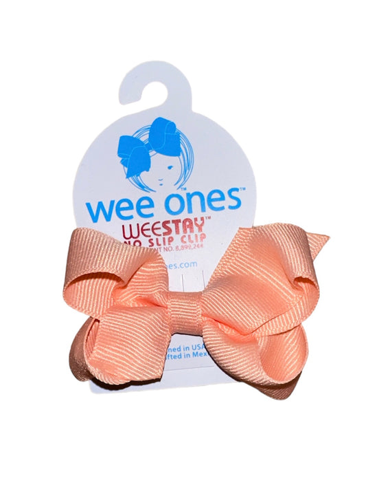Mini Peach Bow