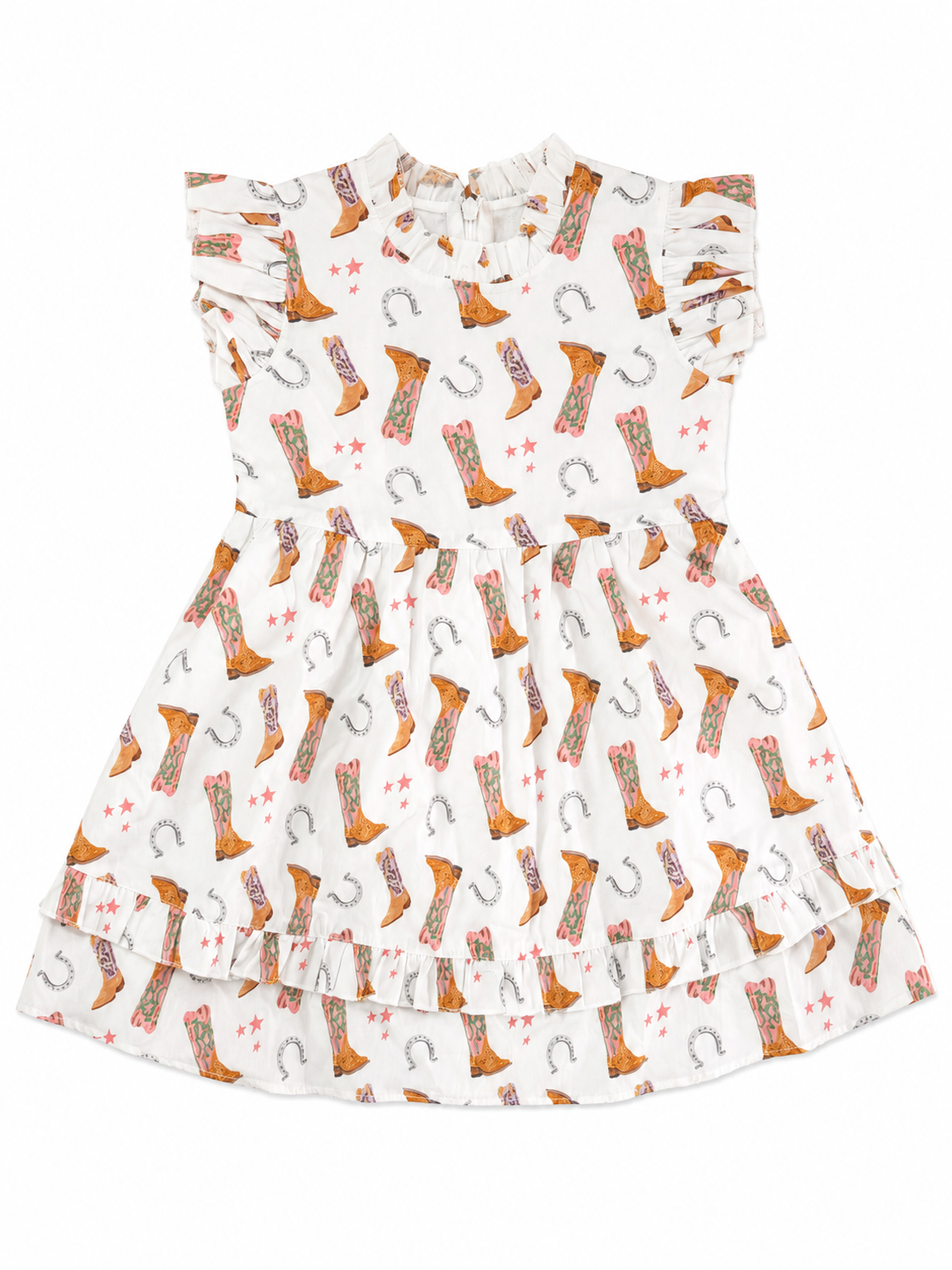 Pink Boots Chandler Dress