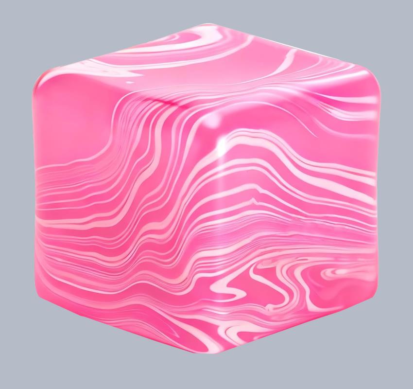 2.2" Dough Doughs Marbelized Sugar Squish Cube