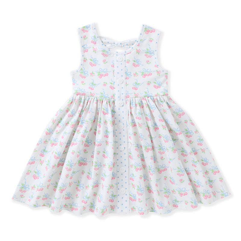 Bow Cherry Prim Dress