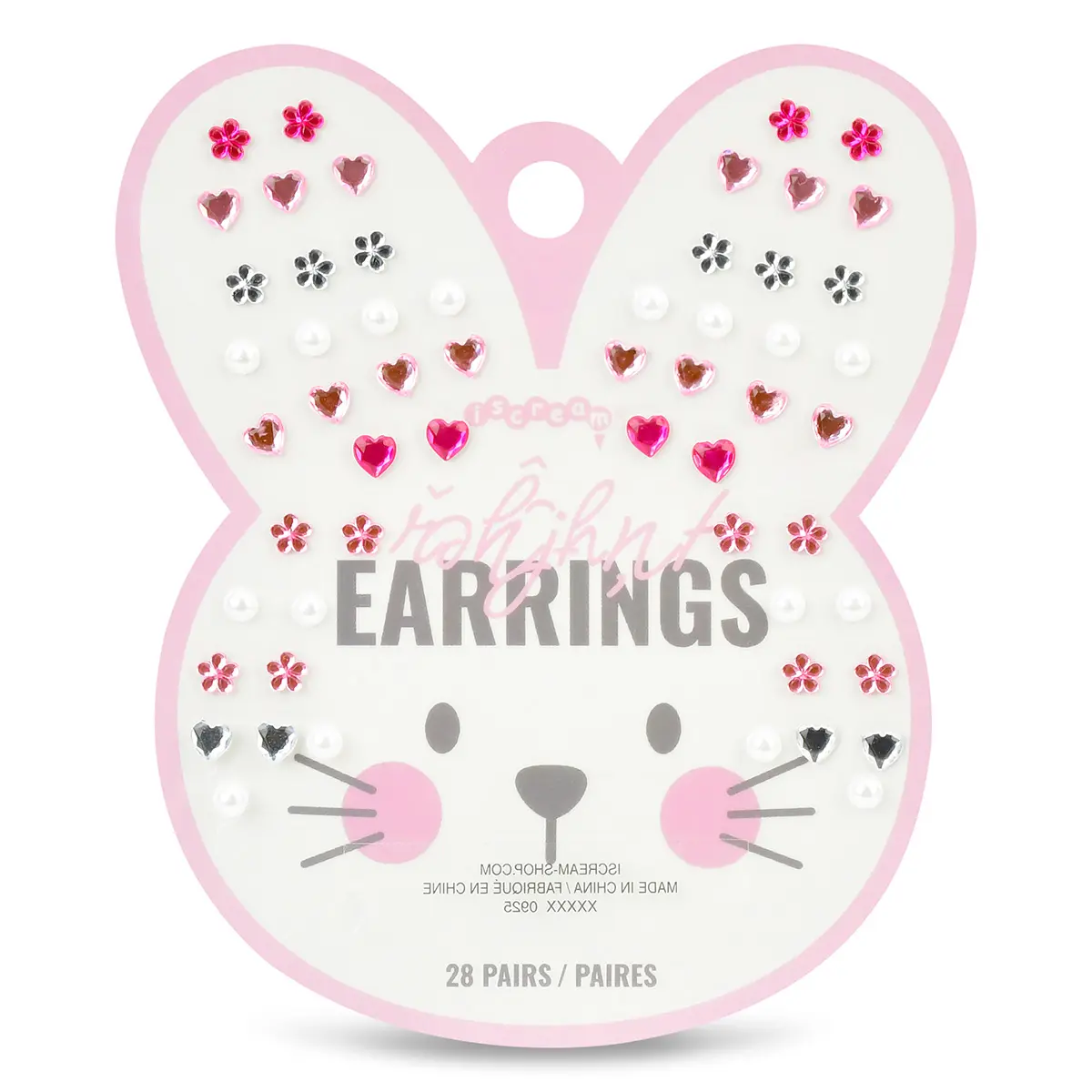 Bunny Stick On Earrings
