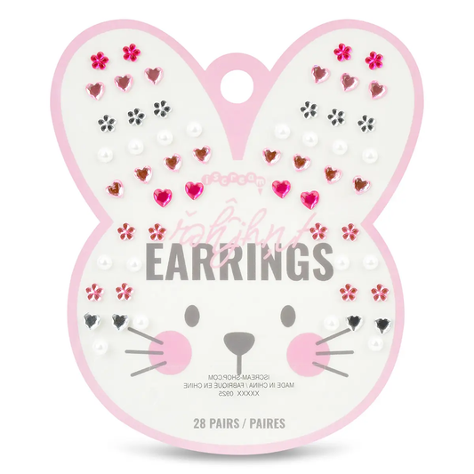 Bunny Stick On Earrings