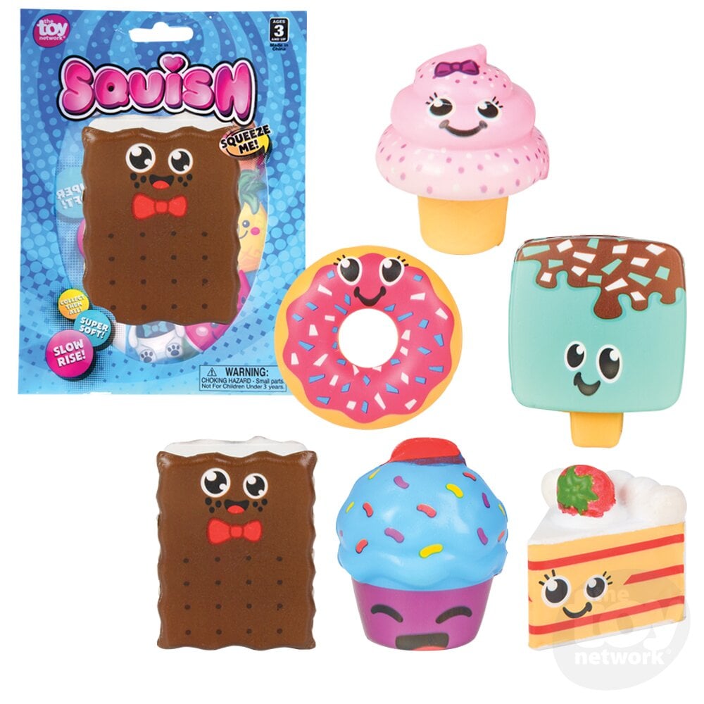 3" Assorted Squish Dessert