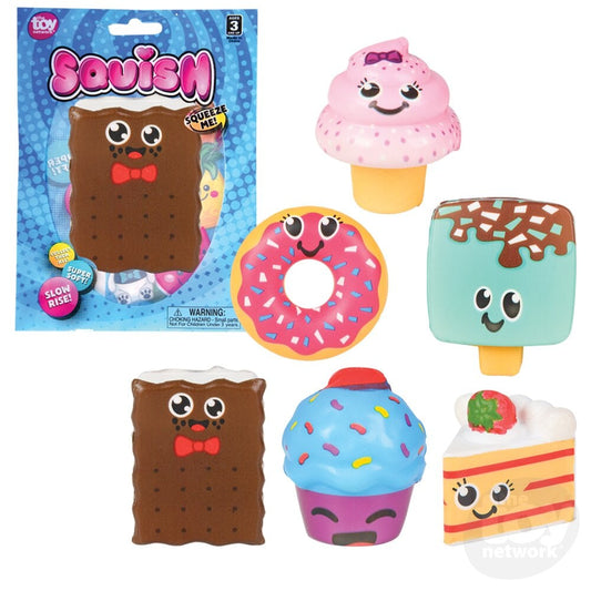 3" Assorted Squish Dessert