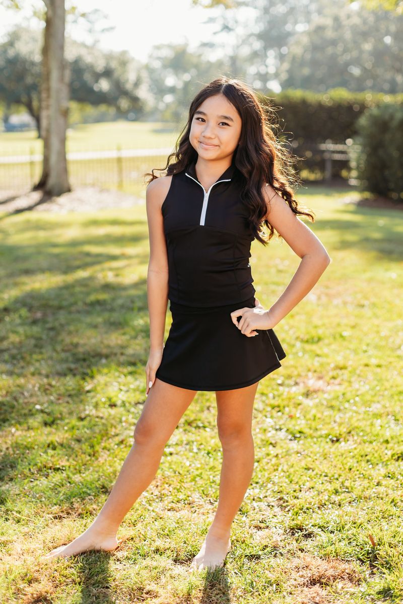 Black Athletic Skort