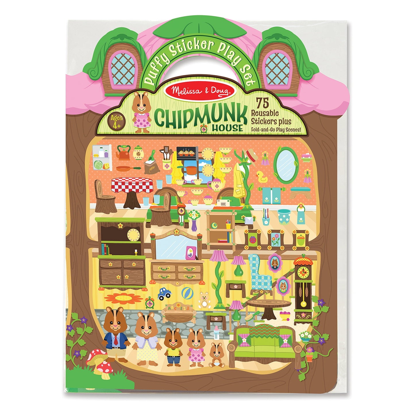 Puffy Sticker Play Set - Chipmunk