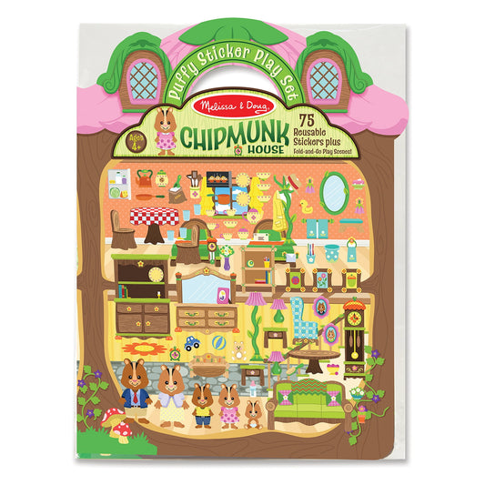Puffy Sticker Play Set - Chipmunk