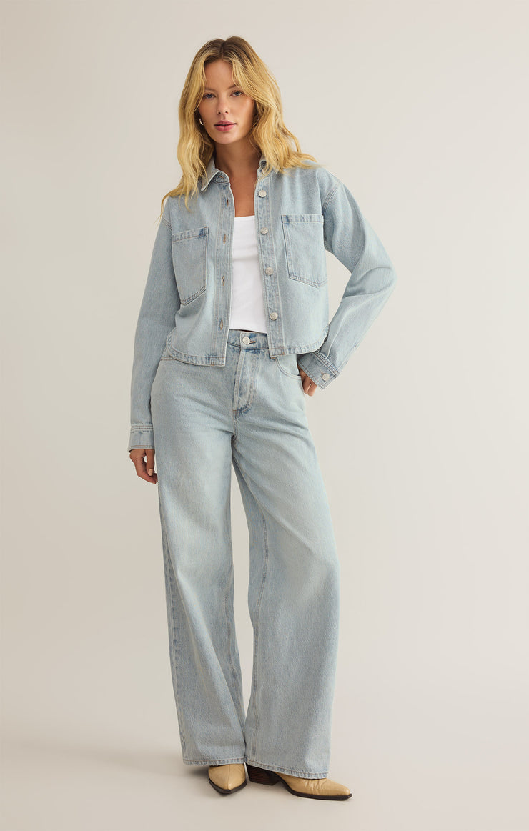 All Day Crop Denim Jacket