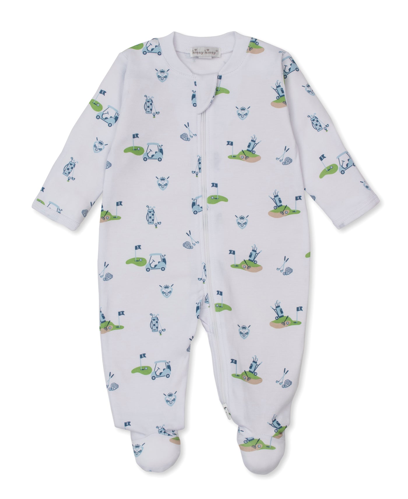 Golf Championship Blue Zip Footie