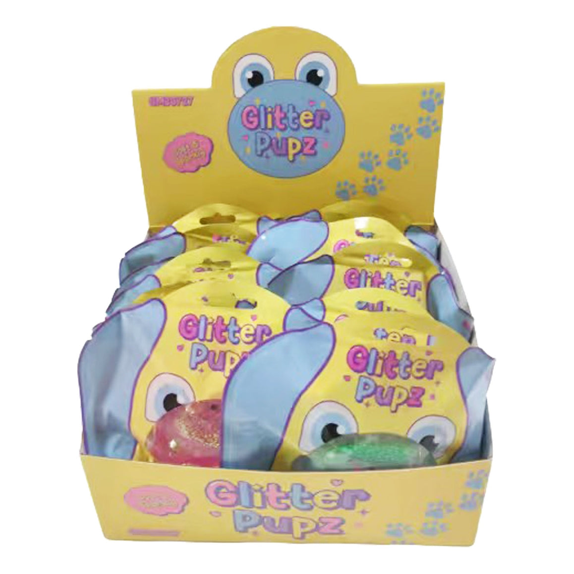 Glitter Squish Pupz Sensory Toys