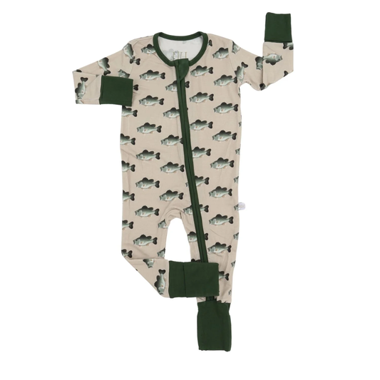 Bass Double Zipper Romper