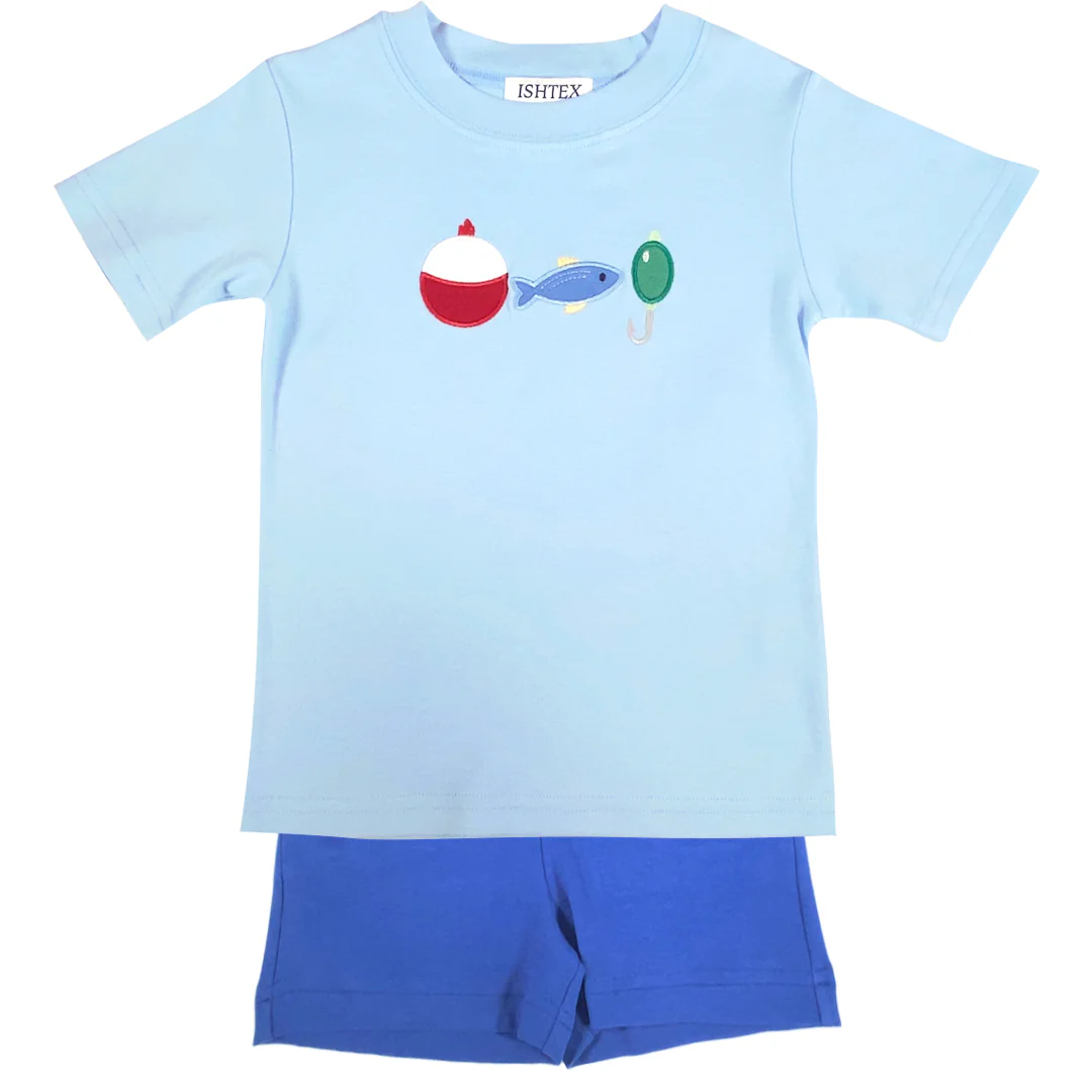 Fishing Lure Boy's Short Set