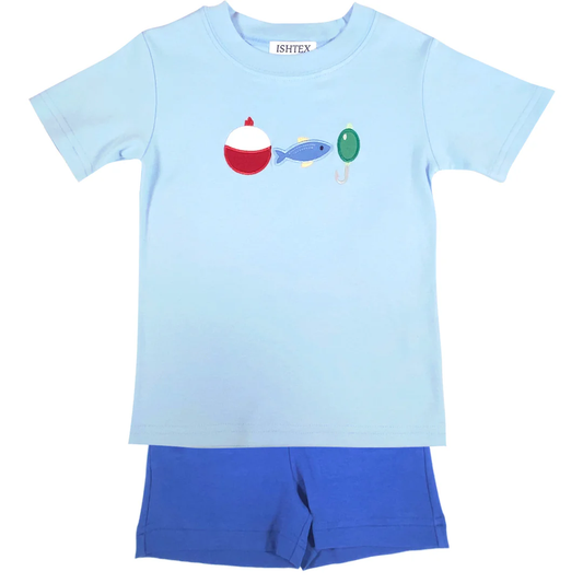 Fishing Lure Boy's Short Set