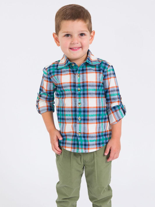 Peyton Plaid Button Down