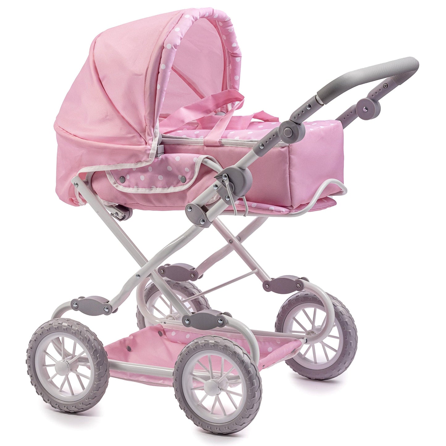 Pink Deluxe Foldable Stroller