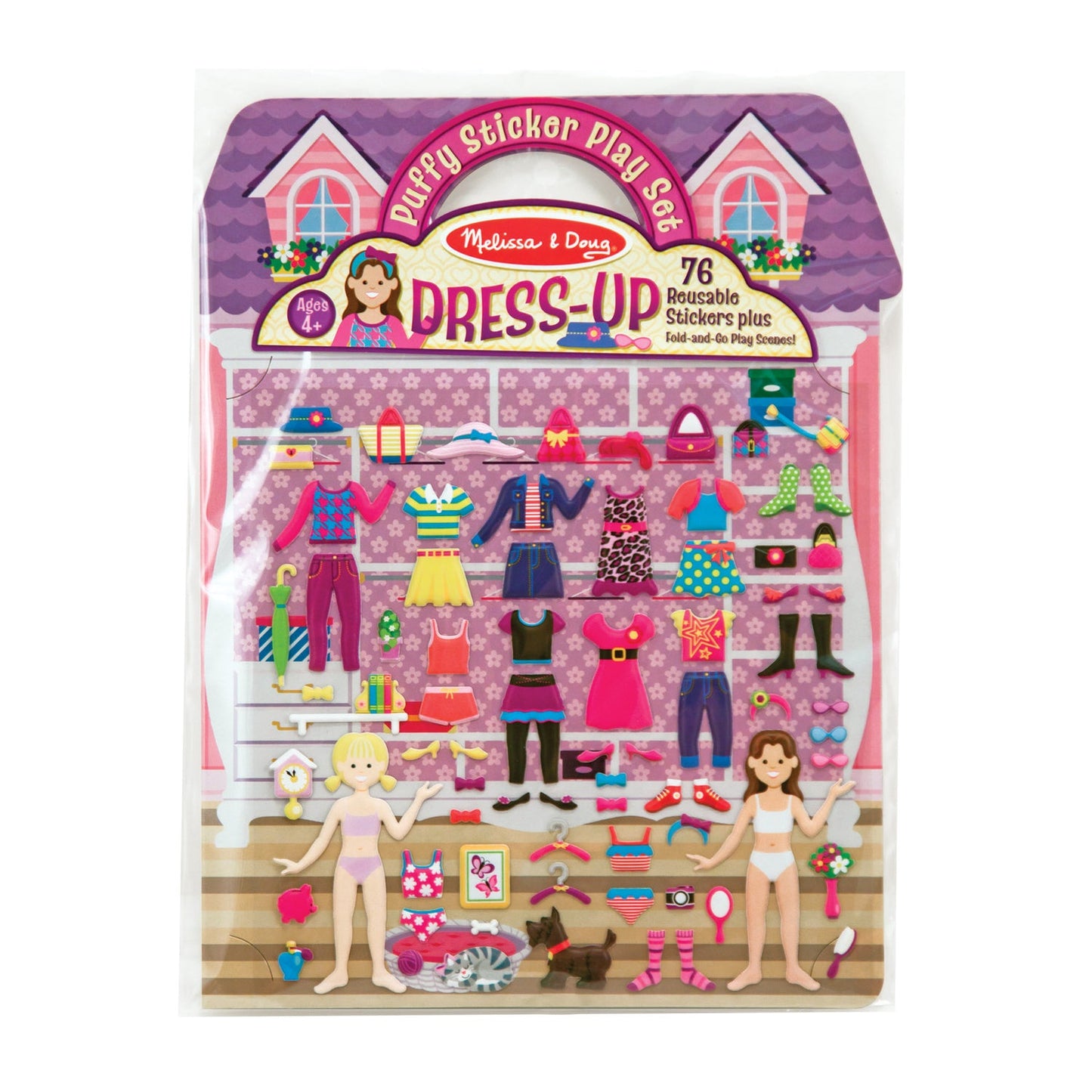 76pc Puffy Sticker Play Set - Princess