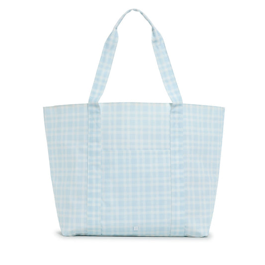 Blue Pimlico Plaid Jumbo Tote