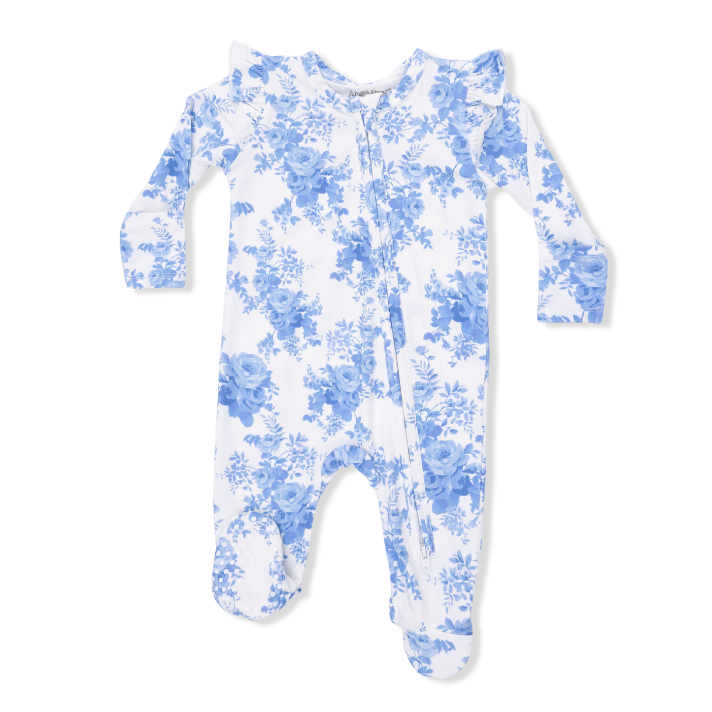 Dream Cottage Floral Zip Footie