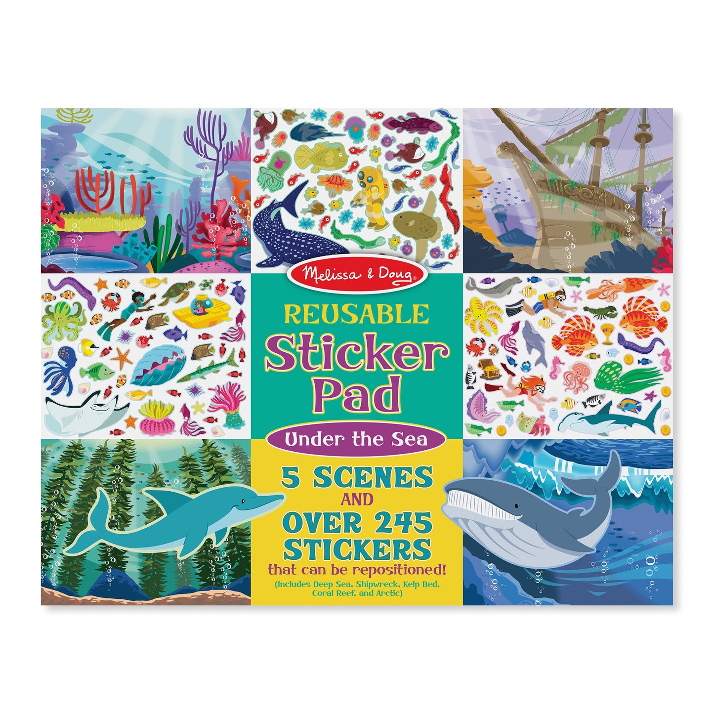 Reusable Sticker Pad - Under The Sea