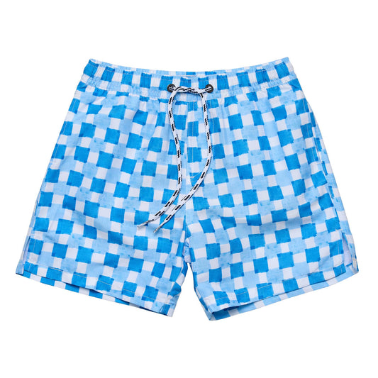 Ocean Grid Swim Short