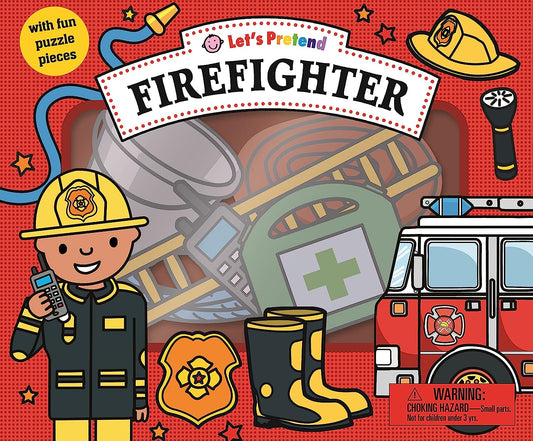 Firefighter Book & Puzzle