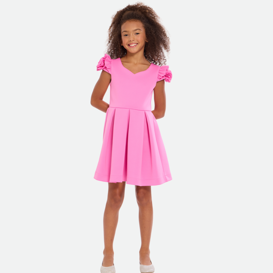 Isabella Rosette Skater Dress
