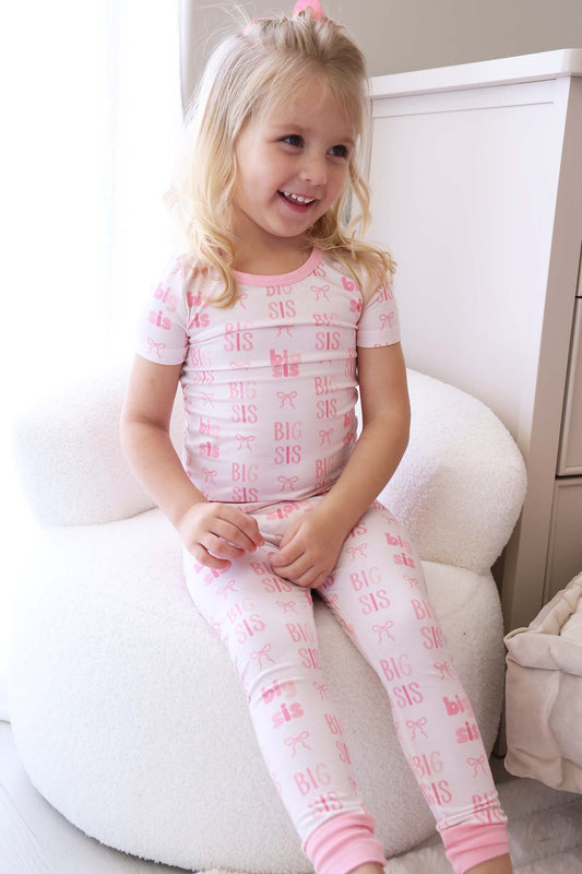 Big Sis Bow Pajama Set