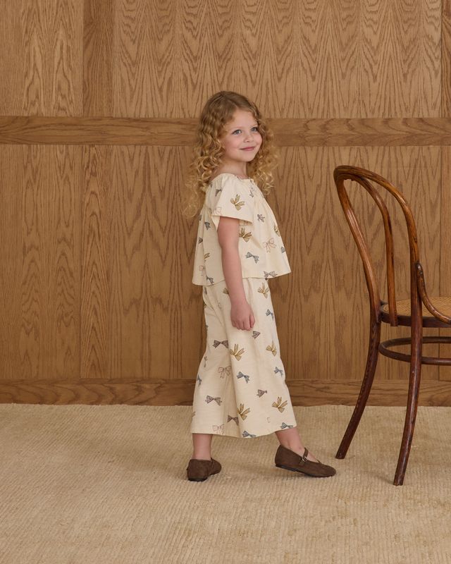 Wide Leg Pant Bows