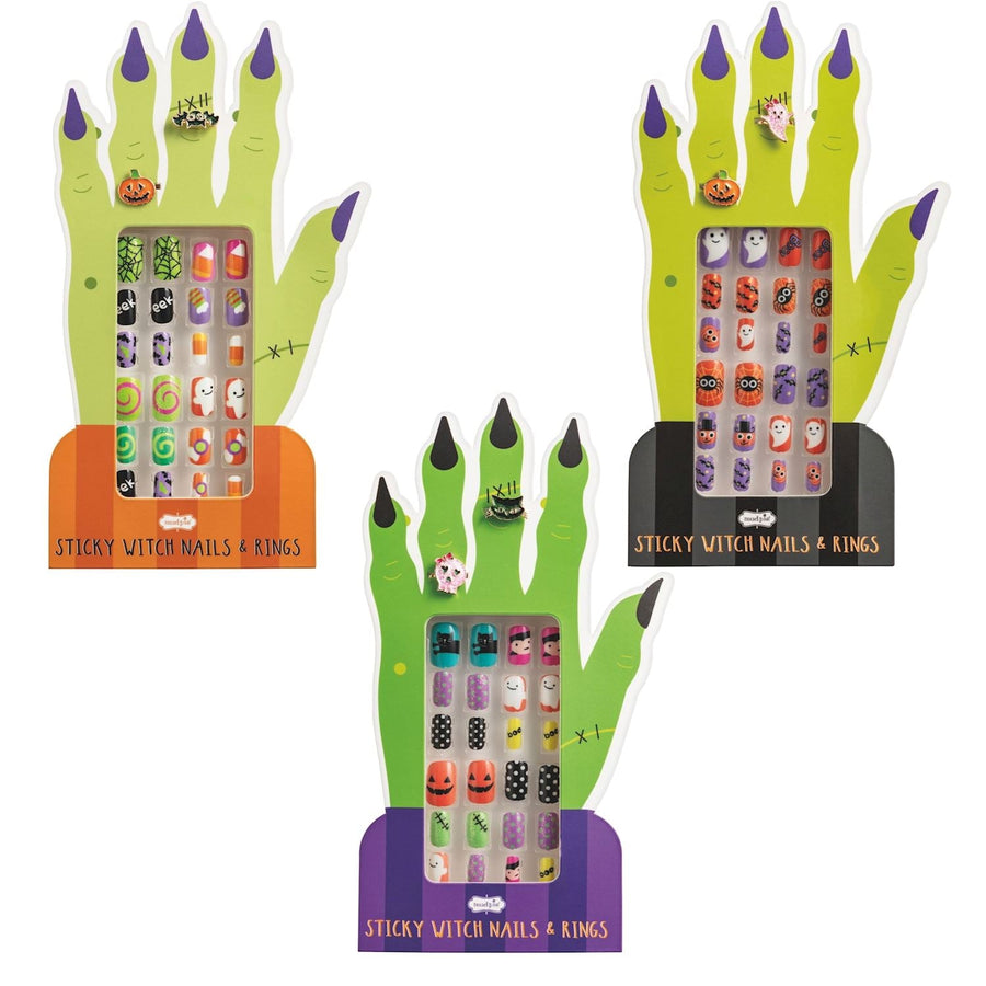 Sticky Witchy Nails & Rings