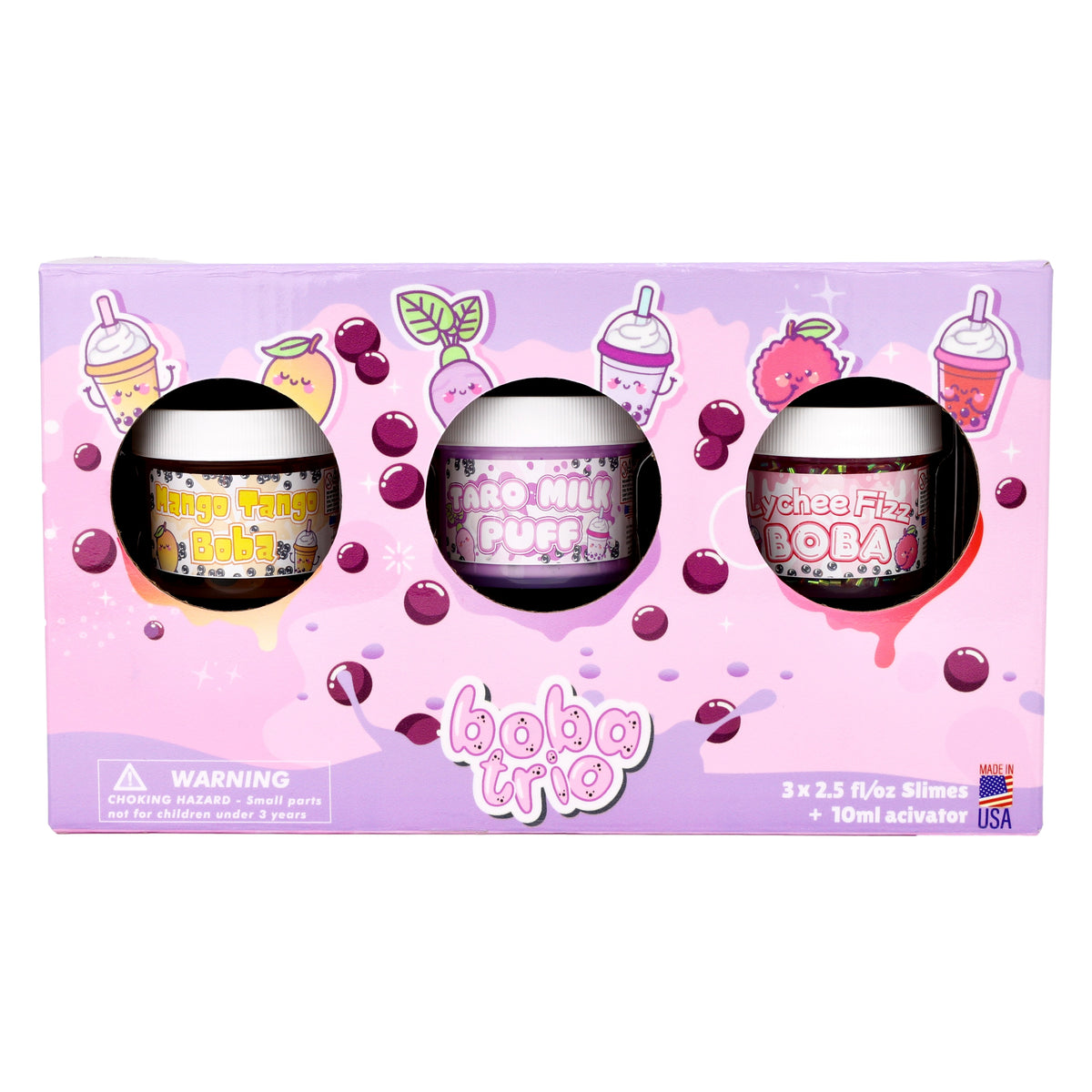 Boba Slime Trio