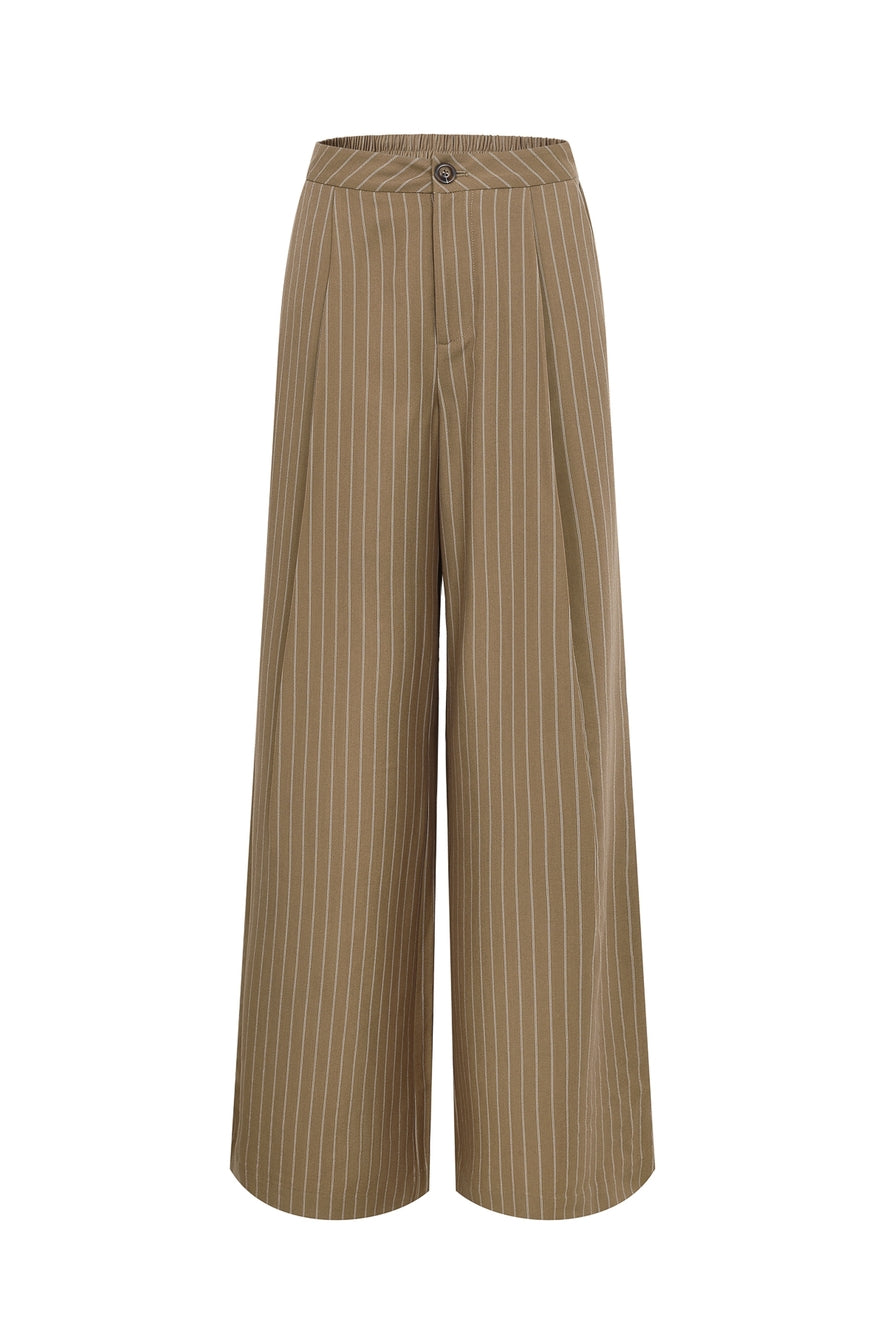 Stripe Wide Leg Pants