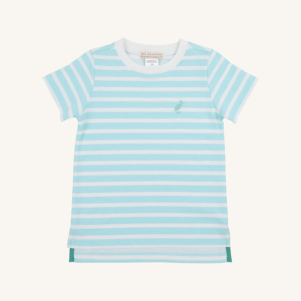 Edisto Egg Blue Stripe Carter Crewneck
