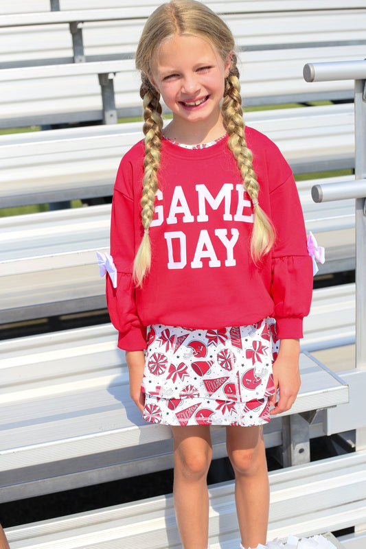 Red Game Day Crewneck