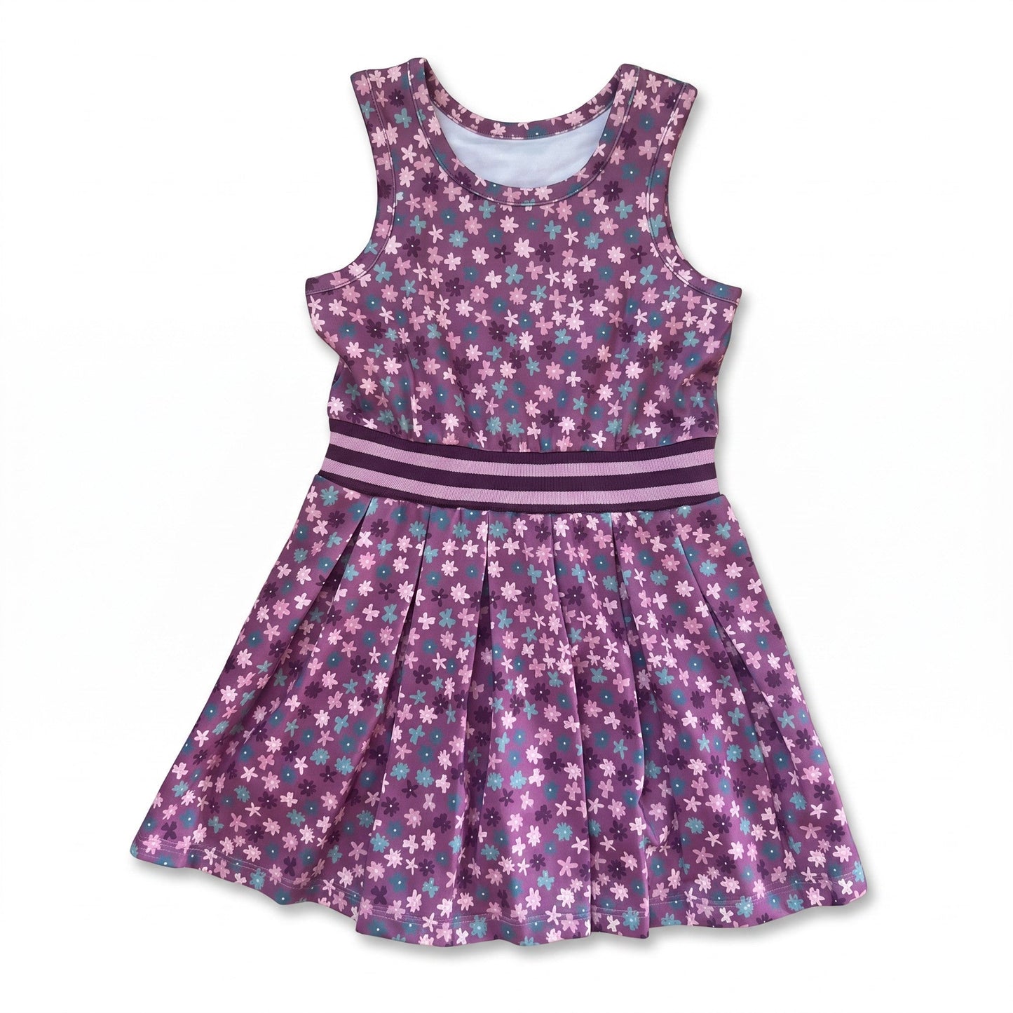 Plum Ditsy Floral Catherine Dress