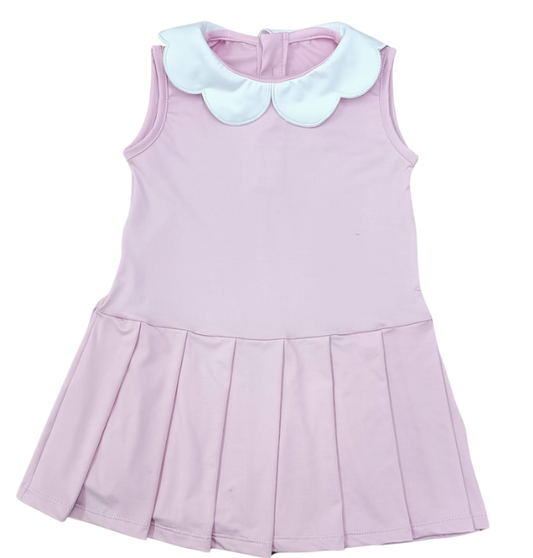 Claire Dress In Poppy Pink