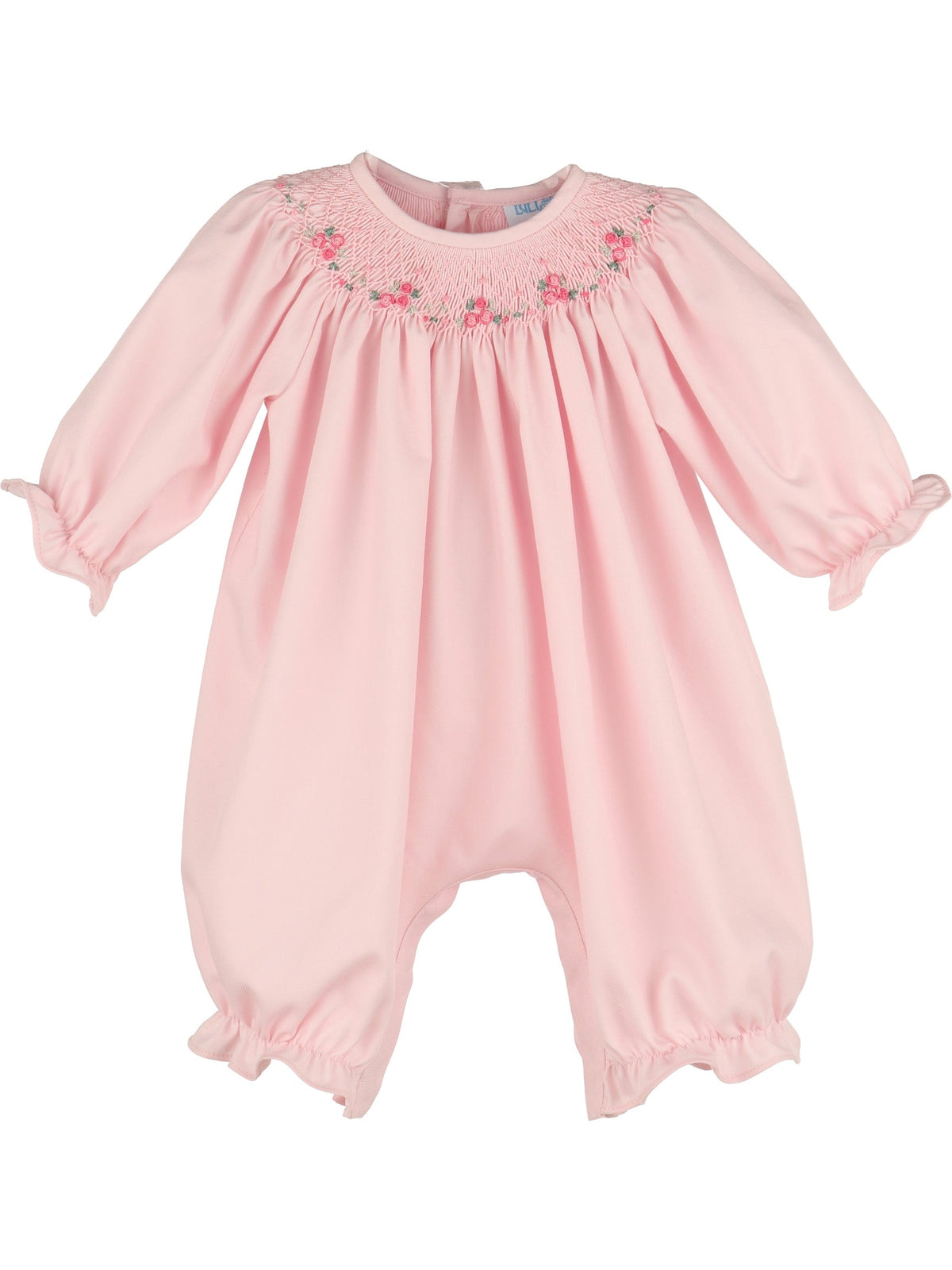 Pink Welcome Home Waves Smock Romper