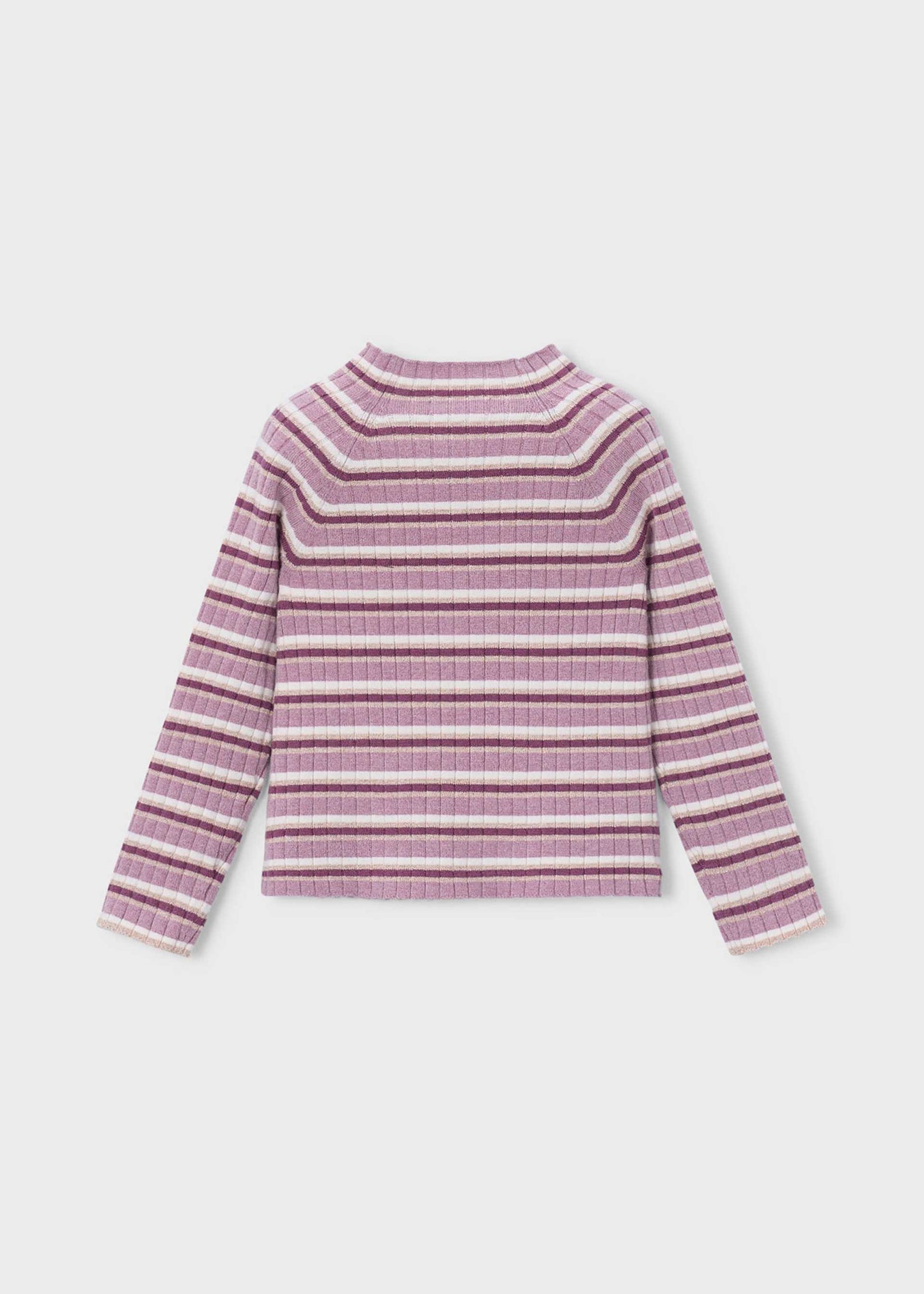 Violet Mix Stripe Knit Sweater